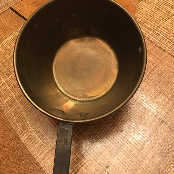 VINTAGE LATE 1800s BRASS AND IRON LADLE - Picture 2 of 16